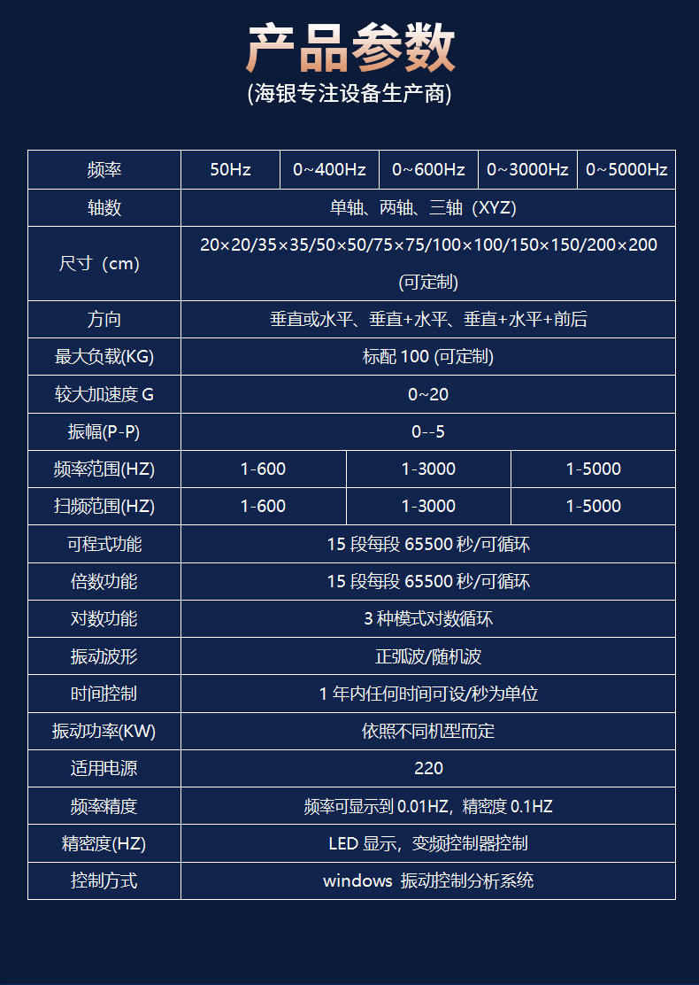 高频电磁式振动试验台工厂