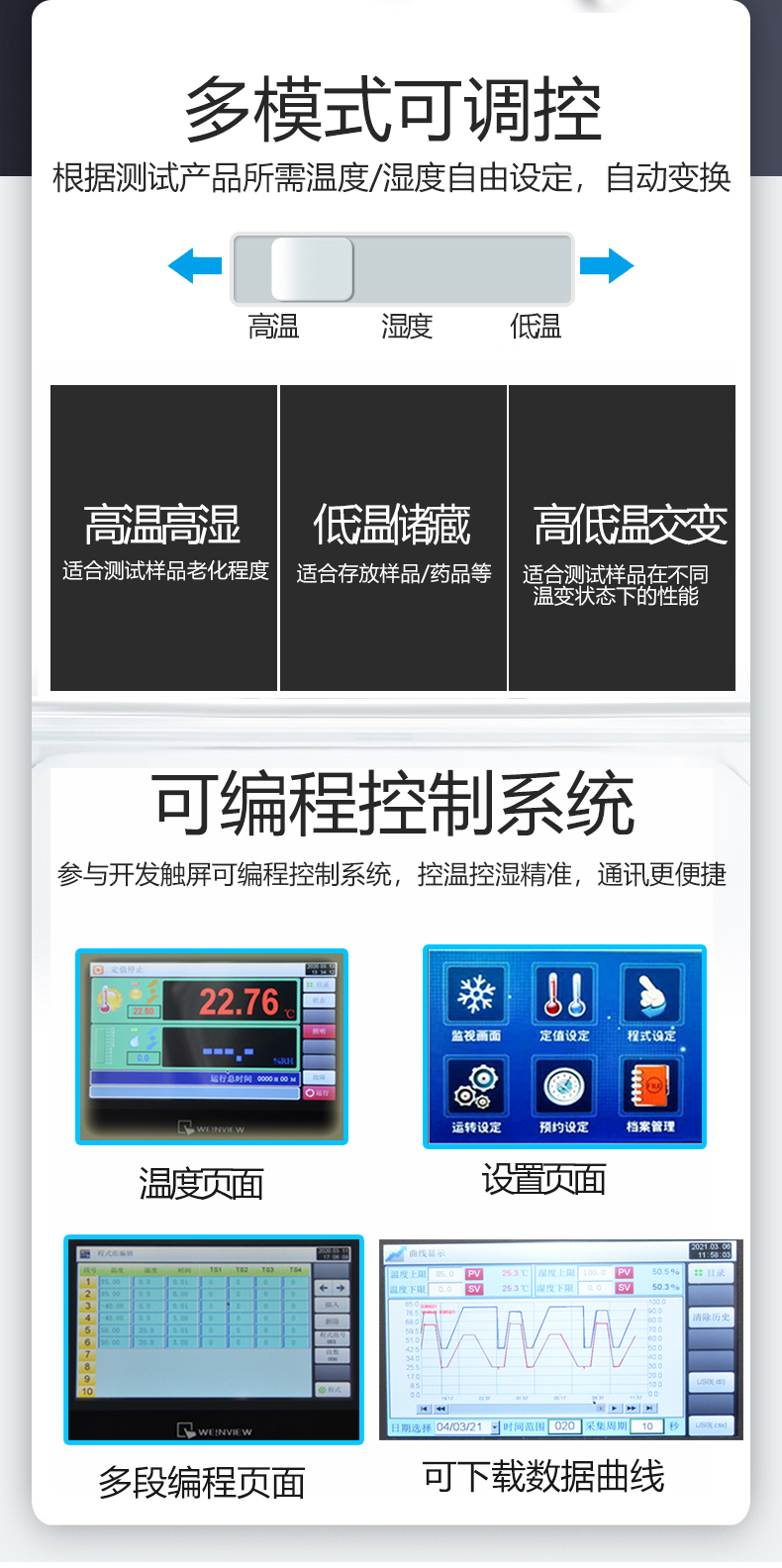 高低温试验箱控制器介绍